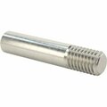Bsc Preferred 18-8 Stainless Steel Threaded on One End Stud 1/2-13 Thread Size 2-1/2 Long 97042A116